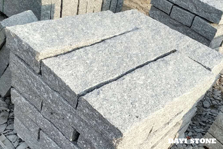 G603-10 Light Grey Natural Granite Stone Palisade & Kerbs all sides Pineapple